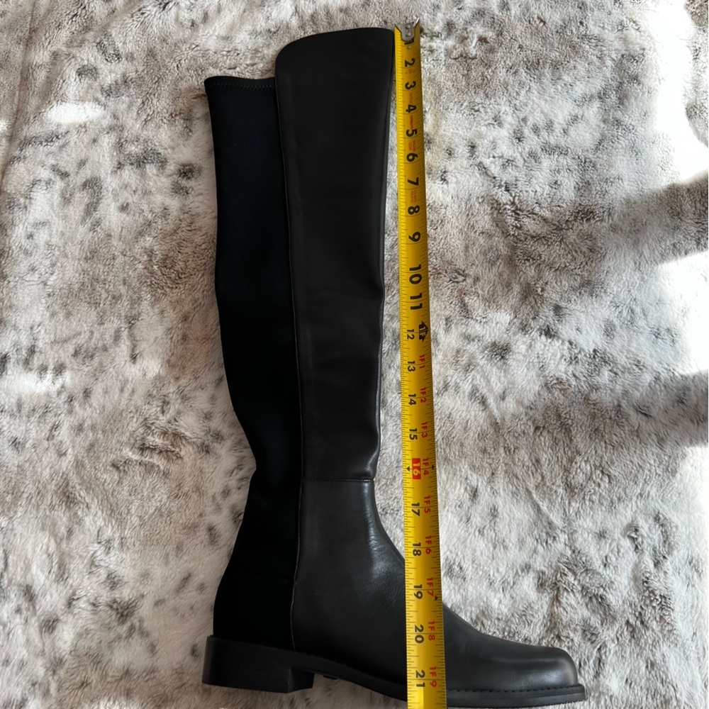 New Stuart Weitzman Nappa Leather 5050 Over the Knee Leather Boots sz 5.5 - Picture 12 of 15